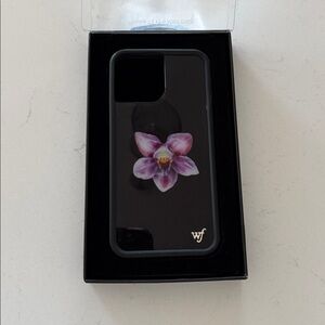 Wildflowers Black and Purple iPhone 13 Pro Max Case